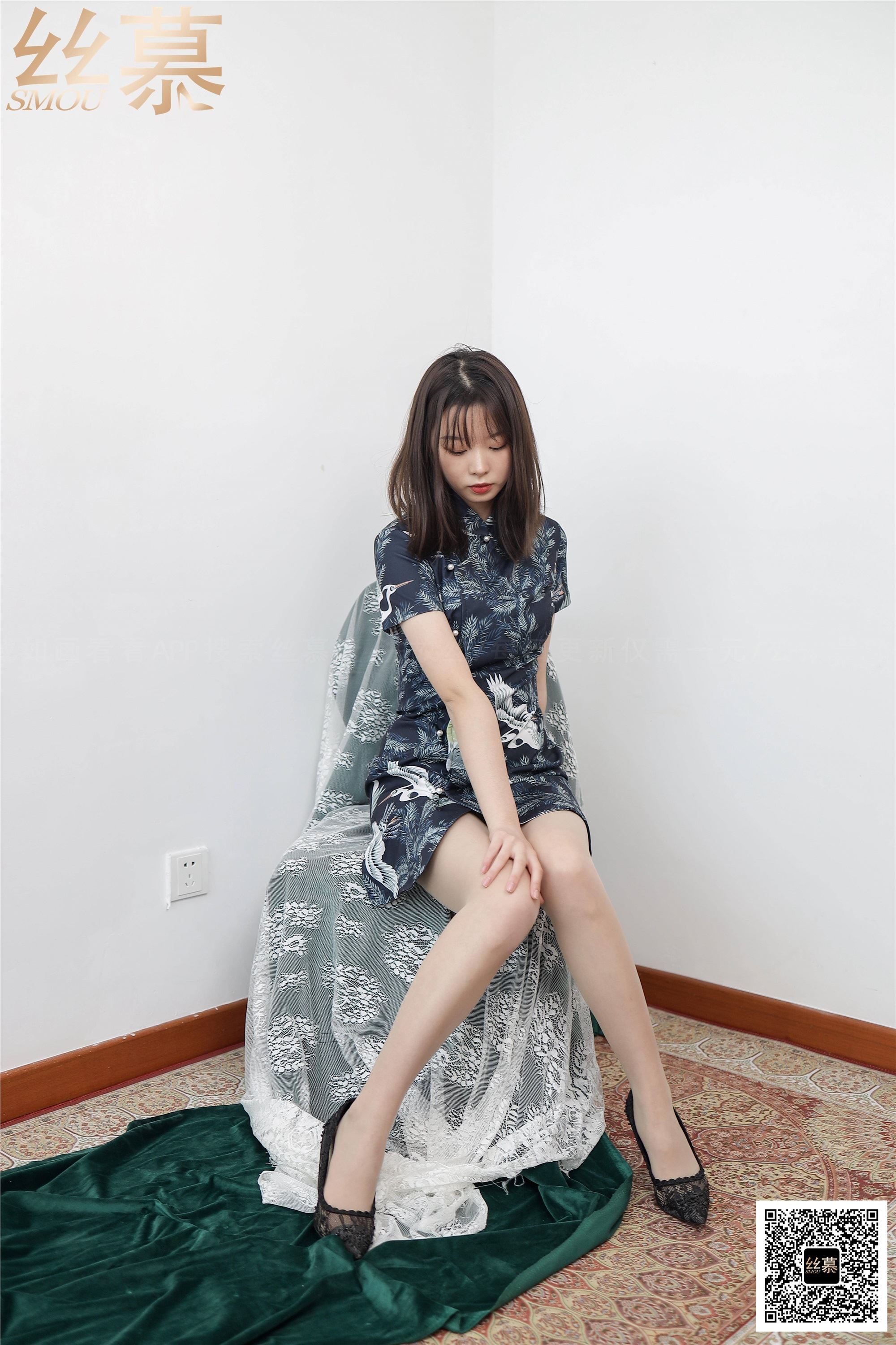 丝慕写真 特写集 TX079 新模《旗袍丝艺》